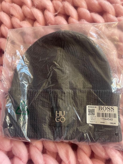 Wełniana czapka Hugo Boss