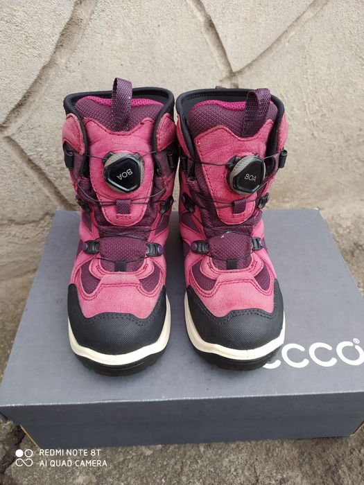 Ecco BOA 31 38 сапоги на дівчинку зимові чоботи черевики ботинки ессо
