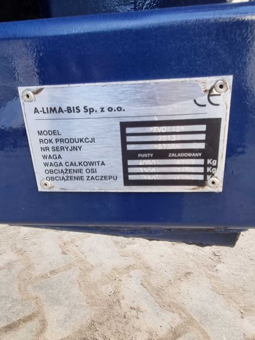 Paszowóz Alima Bis ewolution 12m³