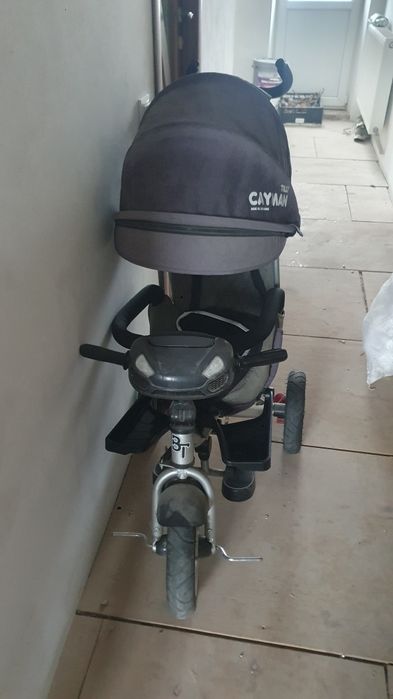 Трьохколісний велосипед ровер Cayman з батьківською ручкою