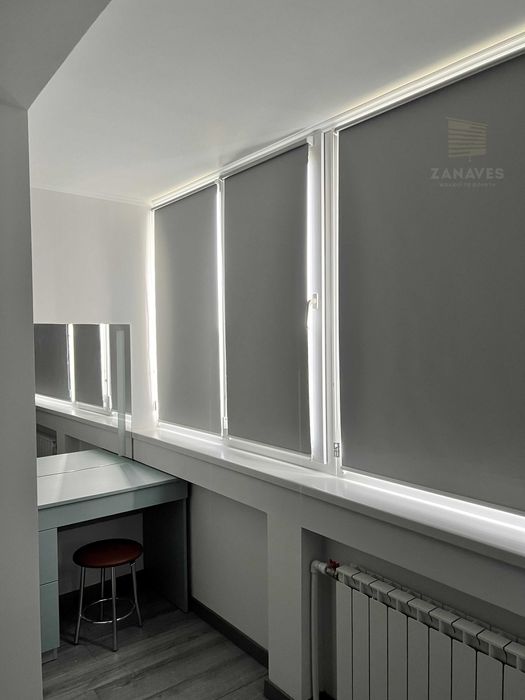 Жалюзі день ніч, тканинні ролети, рулонные шторы в Житомире, римские