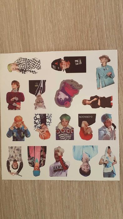Stickers autocolantes G-dragon Bigbang kpop