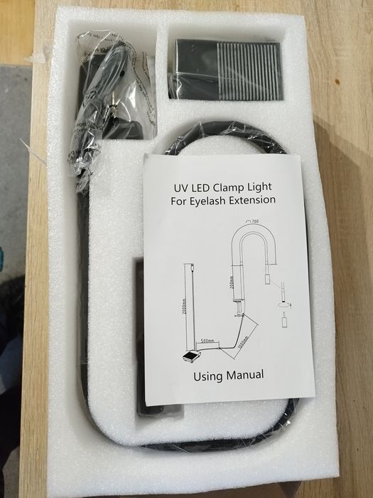 Lampa UV do przedłużania rzęs