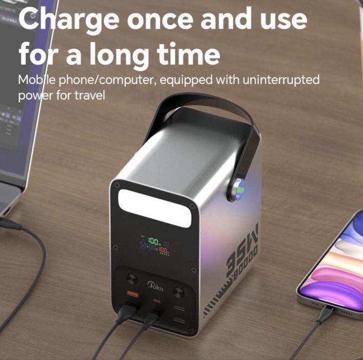 Повер банк 80 000 mah 35w Найнижча ціна за лригінал Реальна ємність