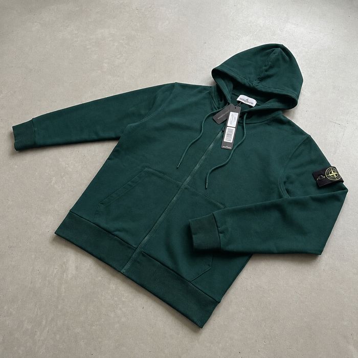 Олх доставка! Зіп-худі stone island | кофта Стон Айленд темно-зелений | Стонік зіпка  S M L XL
