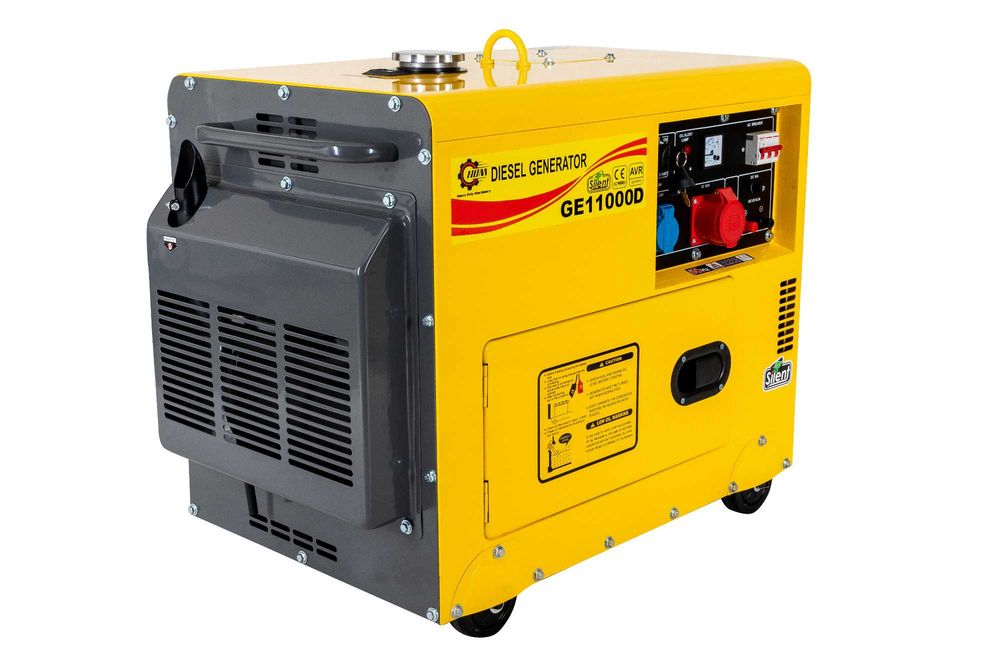 NOWY Agregat prądotwórczy generator HDM 11000 DIESEL rozrusznik ON 7500W 7,5kW!!!