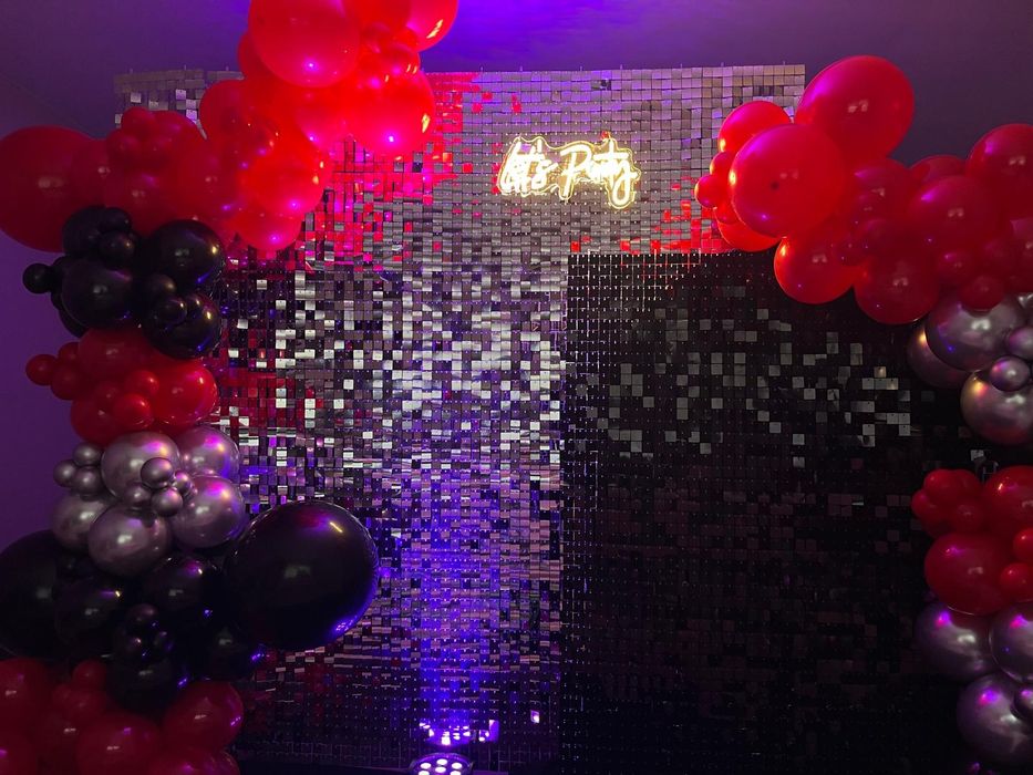 Ścianka balonowa, dekoracyjna