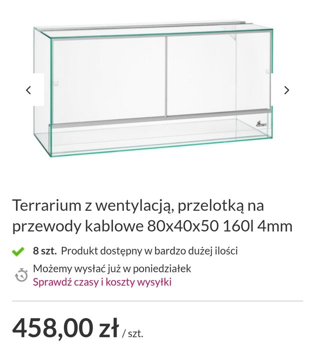 Terrarium 80x40x50