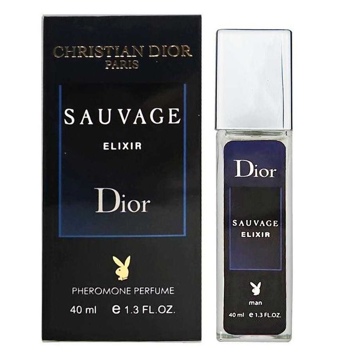 Dior Sauvage Elixir Pheromone Perfume 40 мл - чоловічий парфум, фужерний аромат, стійка парфумерна вода | Диор Саваж Эликсир мужские духи (17547-01)