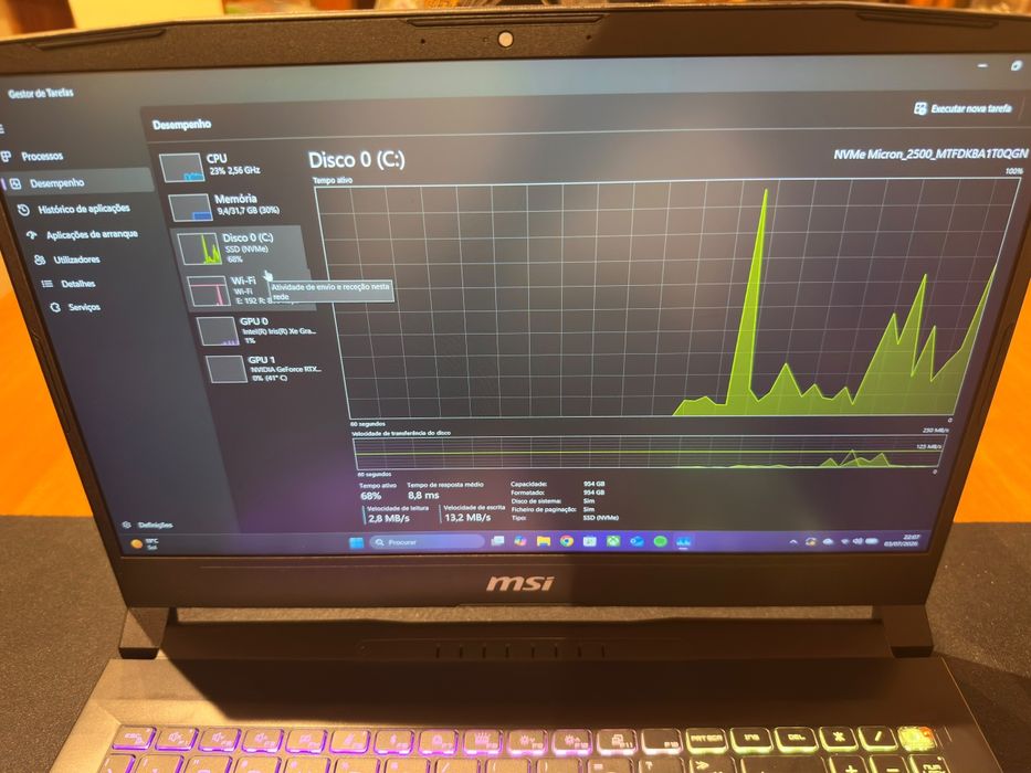 Portátil MSI Katana 15 B13V