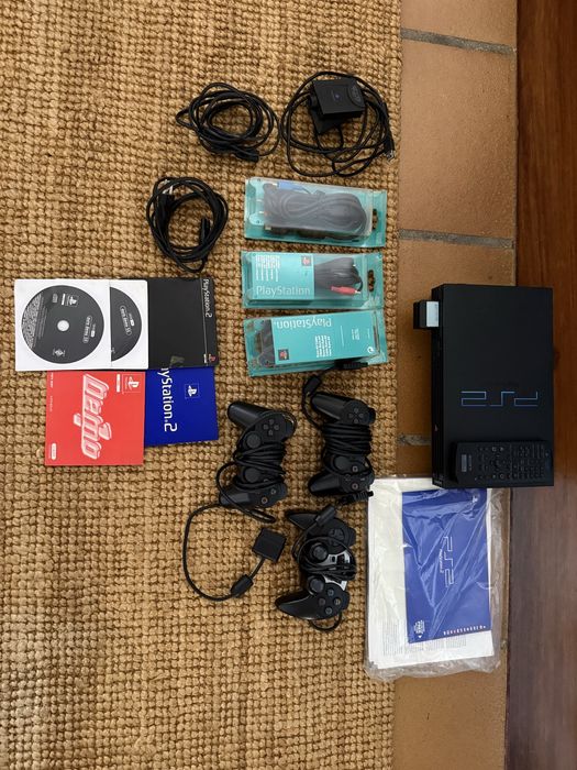 Playstation 2 Completa com acessorios e Jogos