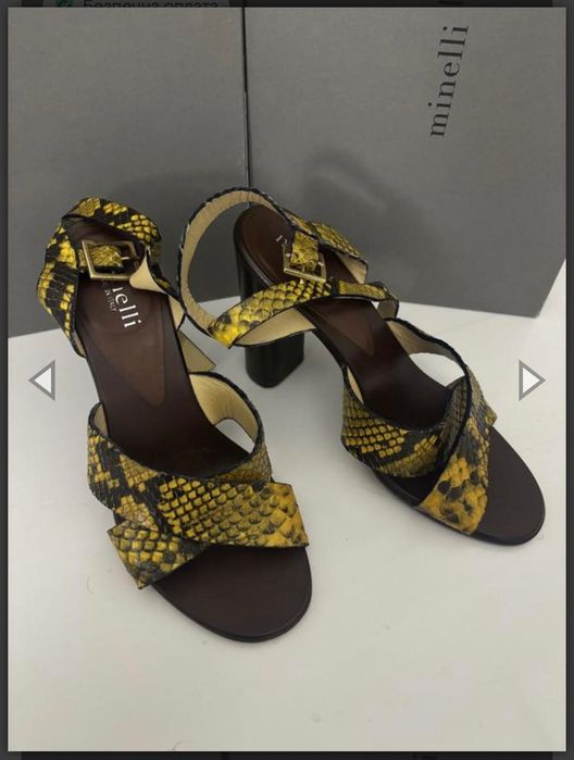 Босоніжки Minelli 37 р натуральна шкіра