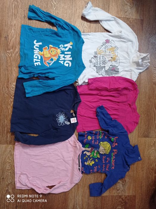 Кофты, футболки, вышиванка для девочек 25 штук