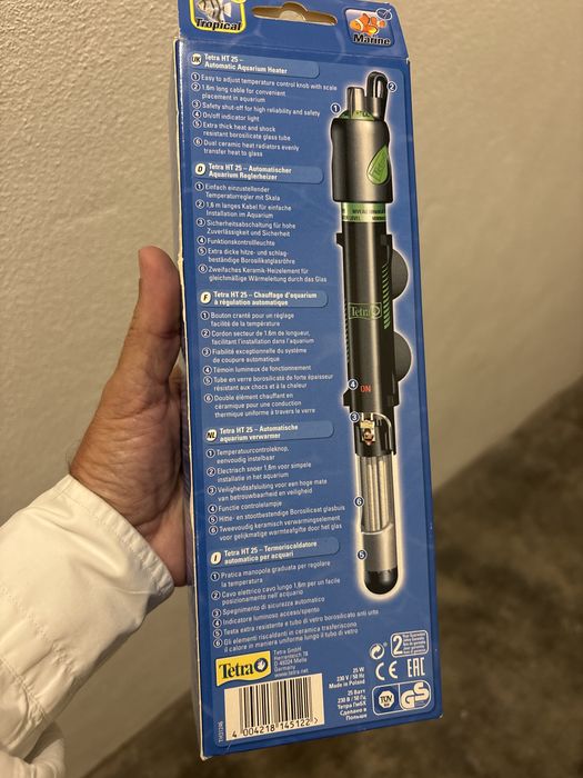 Tetra HT 25 aquecedor aquario