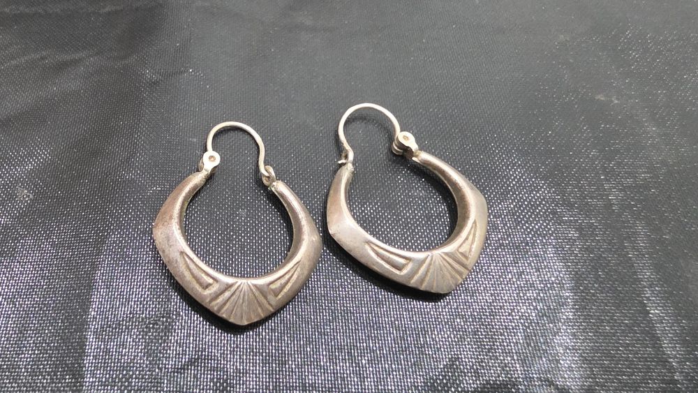 Brincos de Argola em Prata de Lei Genuína 925