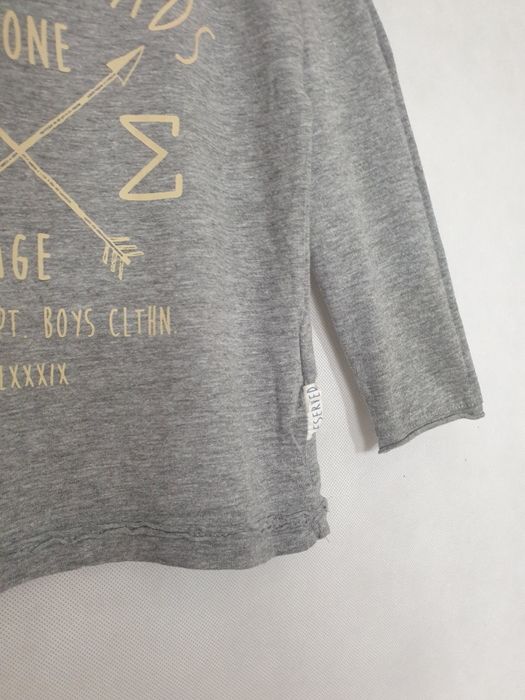 Szara bluzka z nadrukiem reserved 98 cm