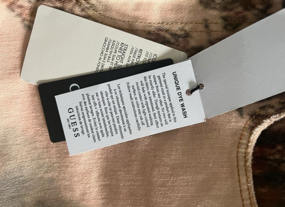 Guess spodnie unique dye