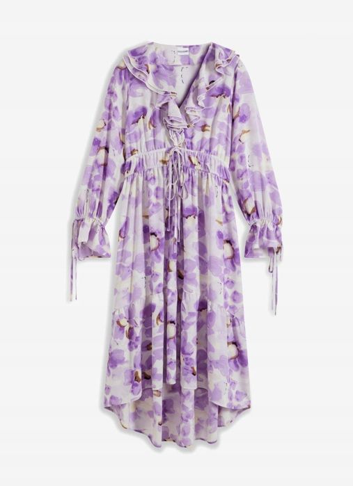 Sukienka fioletowe kwiaty