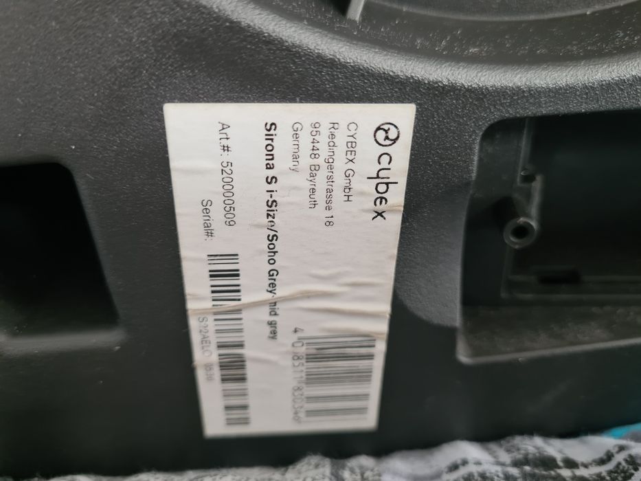 Fotelik samochodowy obrotowy  cybex sirona s i size przodem i tyłem do jazdy 0-18 kg, 45-105 cm