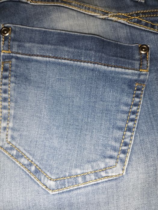 Spodnie damskie jeansy skinny 36 Carry niebieske