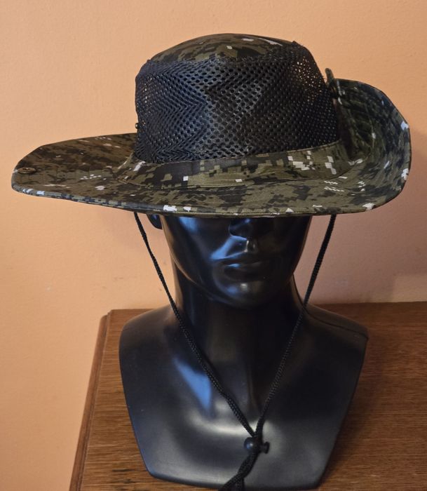 Kapelusz myśliwski wędkarski trekkingowy górski na ryby M/L. NOWY.