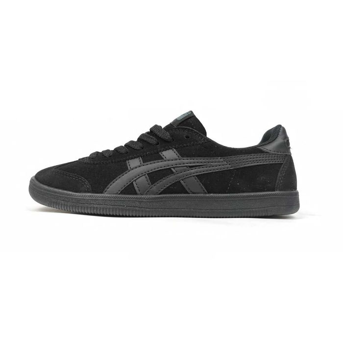 Жіночі кросівки Asics Onitsuka Tiger Tokuten All Black чорні спортивні кроси (37-41)