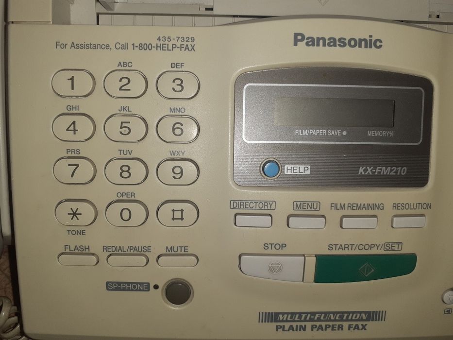 Телефон факс Panasonic KX FM 210