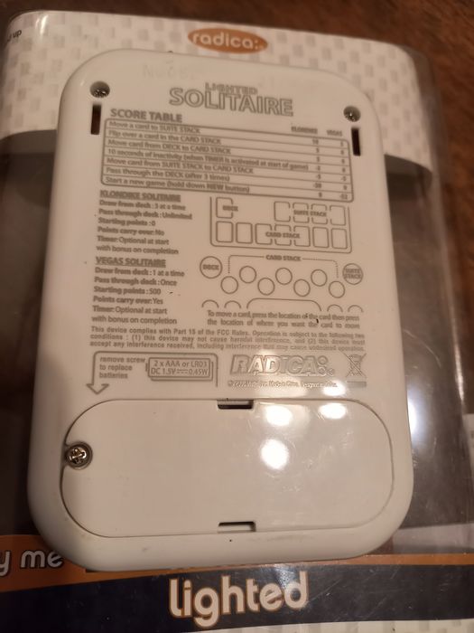 Gra elektroniczną Solitaire