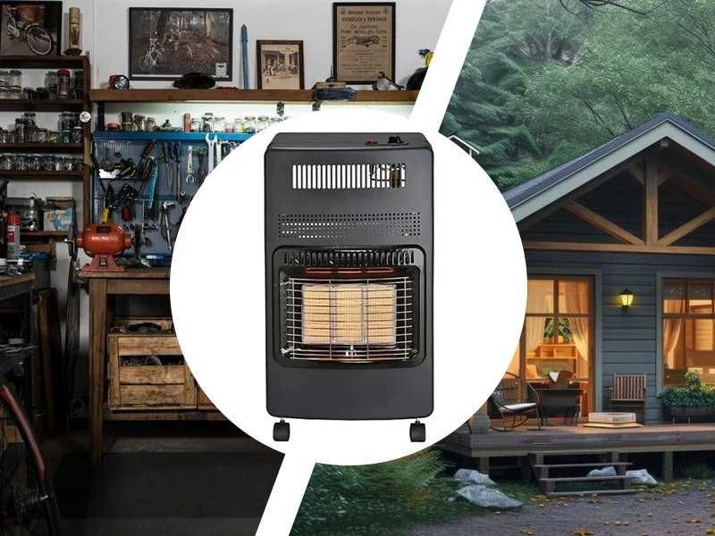 Портативний газовий обігрівач 4,2 кВт обогреватель 4200W газовый балон