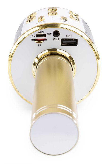 Mega Mikrofon do Karaoke z Bluetooth MicroSD USB zmień swój Głos