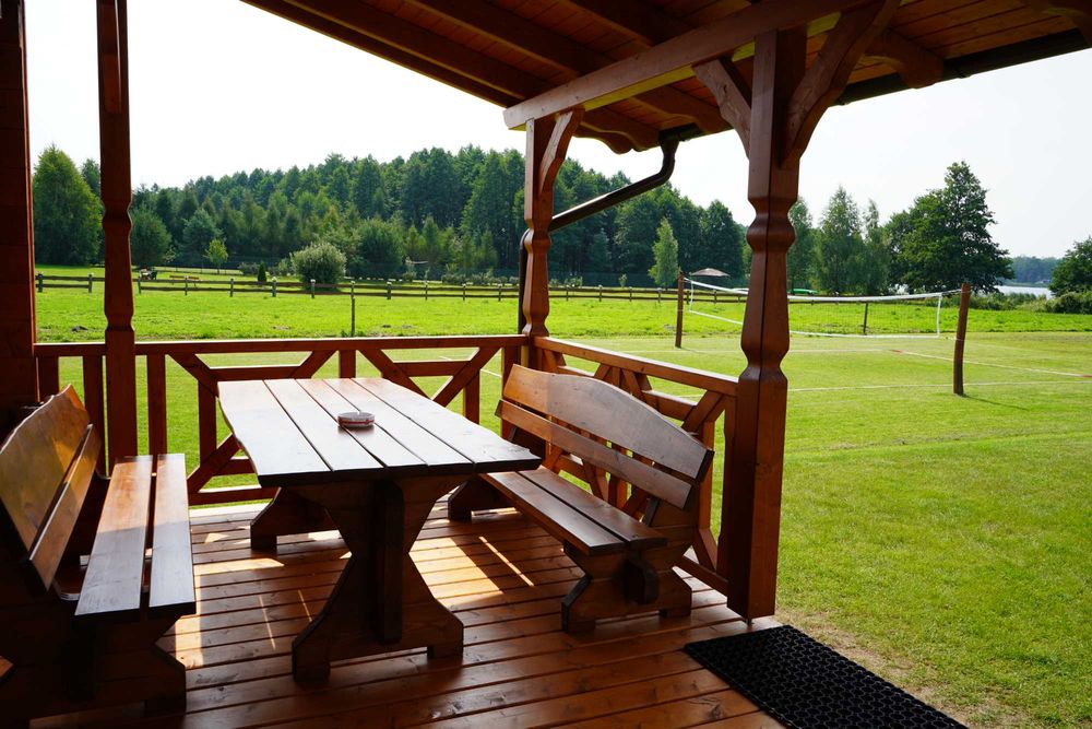 Domek na Mazurach "MAZURSKIE ZACHODY", jezioro, prywatny pomost.