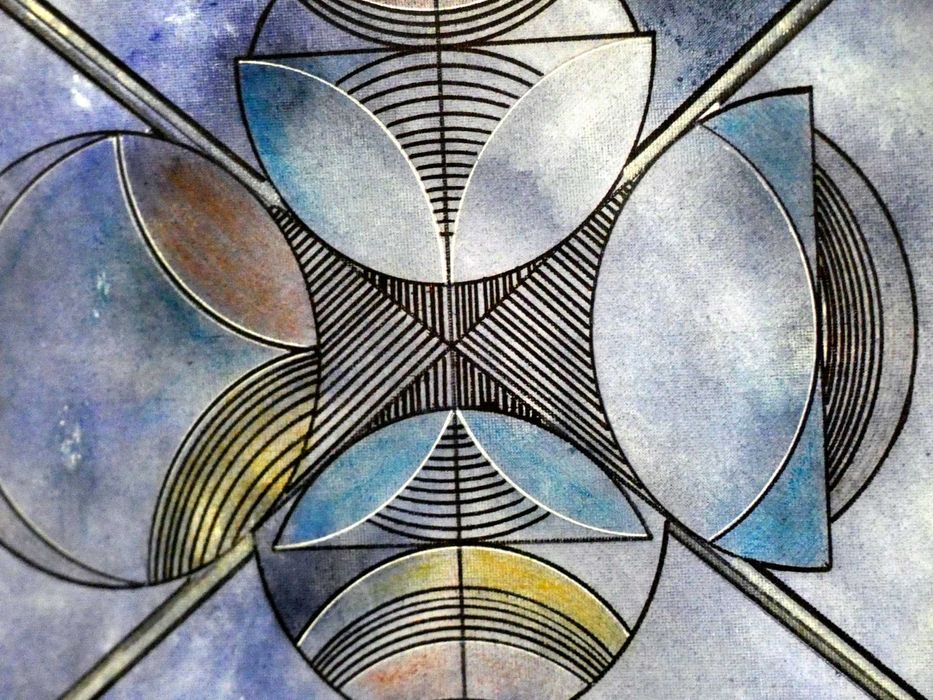 Vitral - Olhares    -  Arte Abstrata