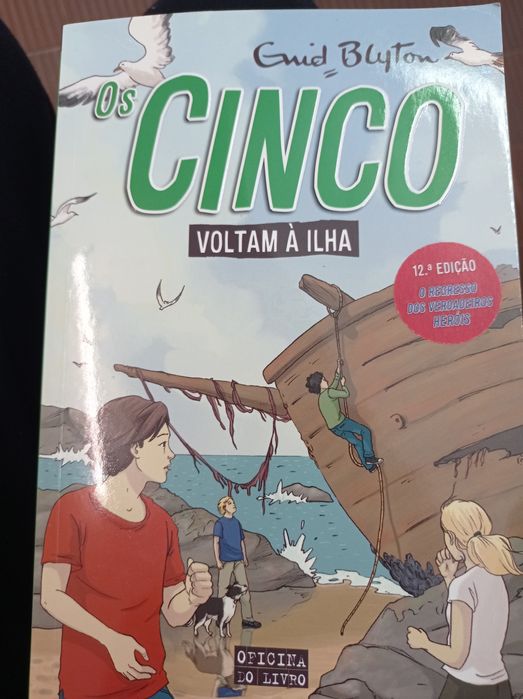 Livro "os cinco voltam à ilha"
