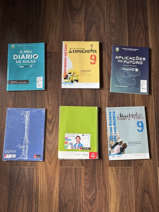 Conjunto de 6 cadernos de atividades 9 ano