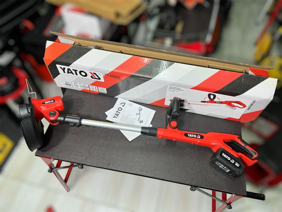 Триммер аккумуляторный бесщеточный YATO YT-85020 (без АКБ и ЗУ)