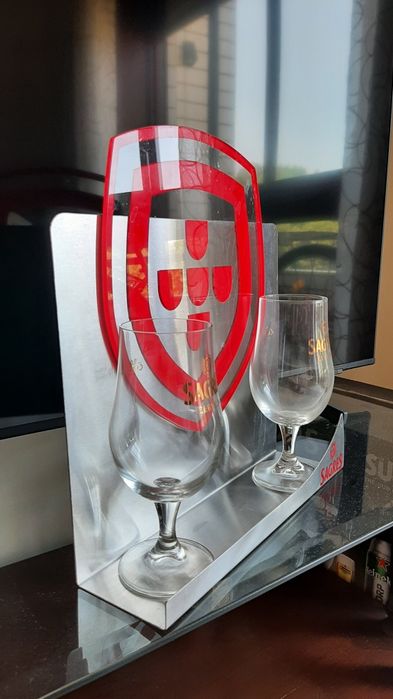 Taças e bandeja Sagres