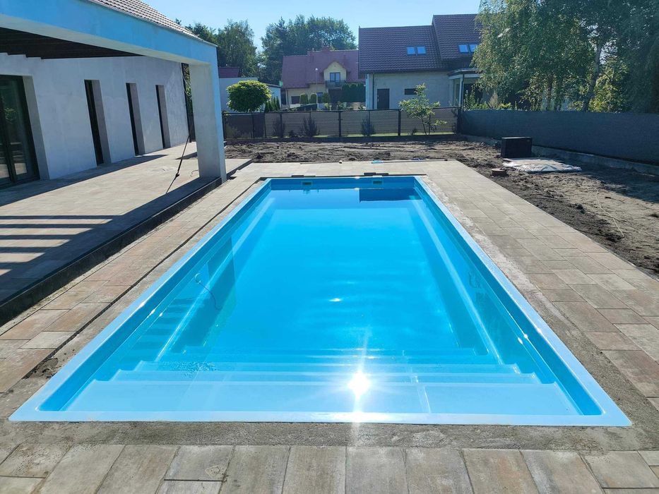 Basen poliestrowy, ogrodowy, wkopywany, z laminatu - PRODUCENT basenów