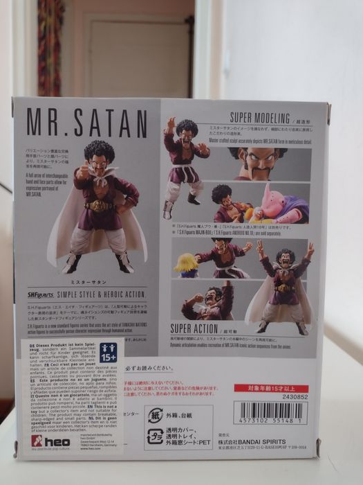 Dragom Ball S.H. Figuarts - Mr. Satan, Majin-Boo e Nappa