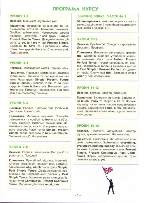 ЕШКО "Англійська для початківців" на український мові