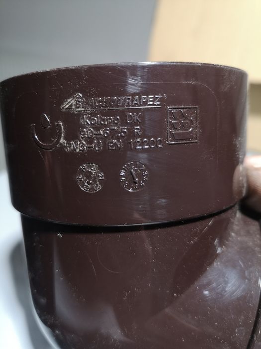 Kolanko Krop PCV 90/63,5 Blachotrapez