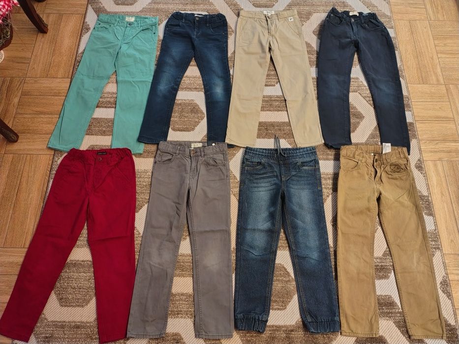 Spodnie chłopięce, jeansy, joggery rozm. 128