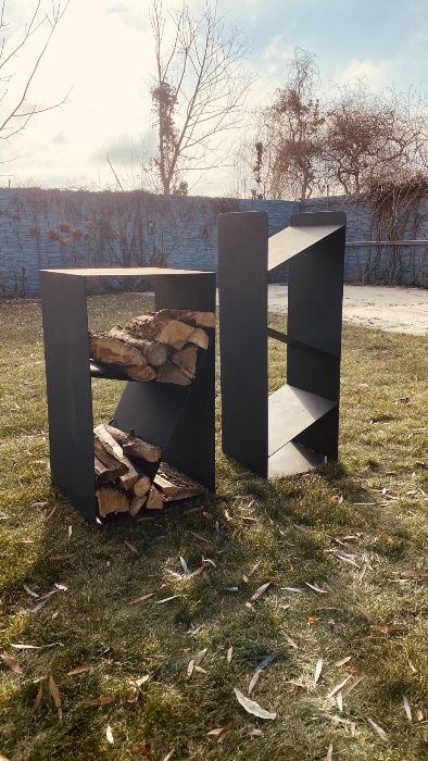Отличные дизайнерские дровницы, полленица, подставка для дров