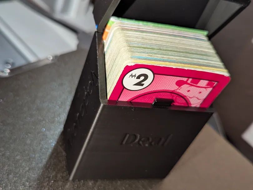 Caixa para Cartas do Jogo Monopoly Deal