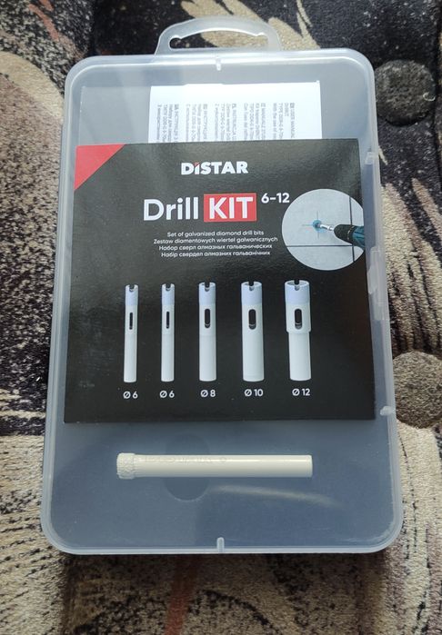 Набір алмазних свердл Distar DrillKit 6-12