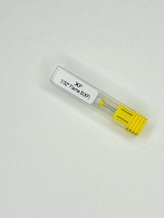 Frez Ceramiczny Do Paznokci Skórek STOŻEK Żółty Do Ściągania Żelu