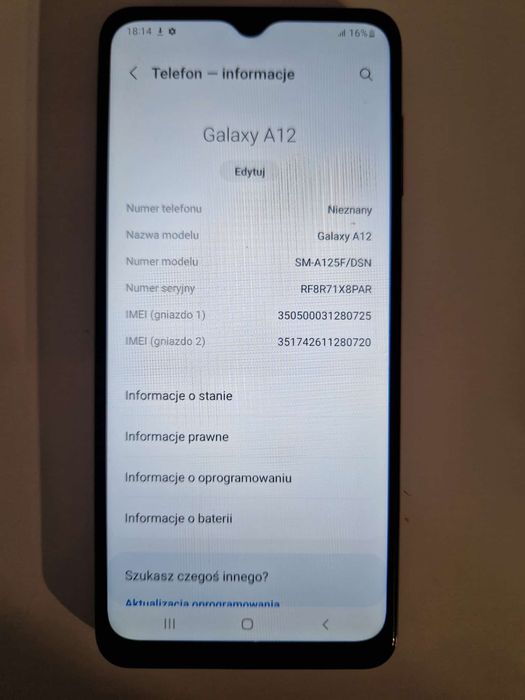 Samsung galaxy A12