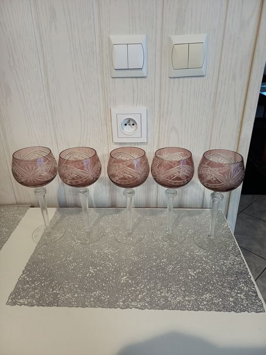 Kieliszki Kielichy Kryształowe oryginał Kolekcjonerskie Huta Irena