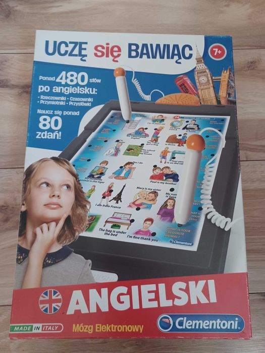 Gra Uczę się bawiąc Mózg Elektronowy Angielski Clementoni