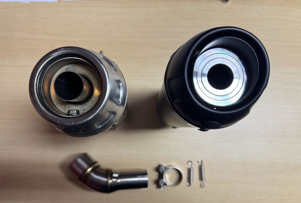 Ponteira para Yamaha YZF R3, R25, MT-03 com tubo ligação