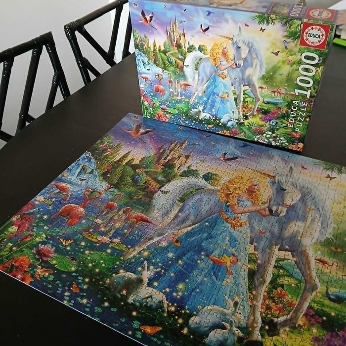 conjunto de 2 puzzles 1000 peças cada